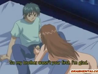 Slutty manga model lassie with enormous Tits gets assfucked by her brothers boyfrien