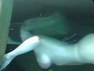 Tempting Underwater Bikini lassie