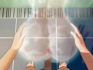 Anime anime e pisët film kukulla merr fucked mirë në dush